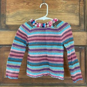 Faded Glory Multicolor Striped Kids Sweater